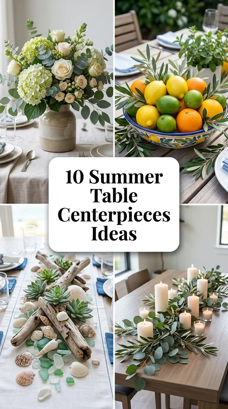 10 Summer Table Centerpieces Ideas