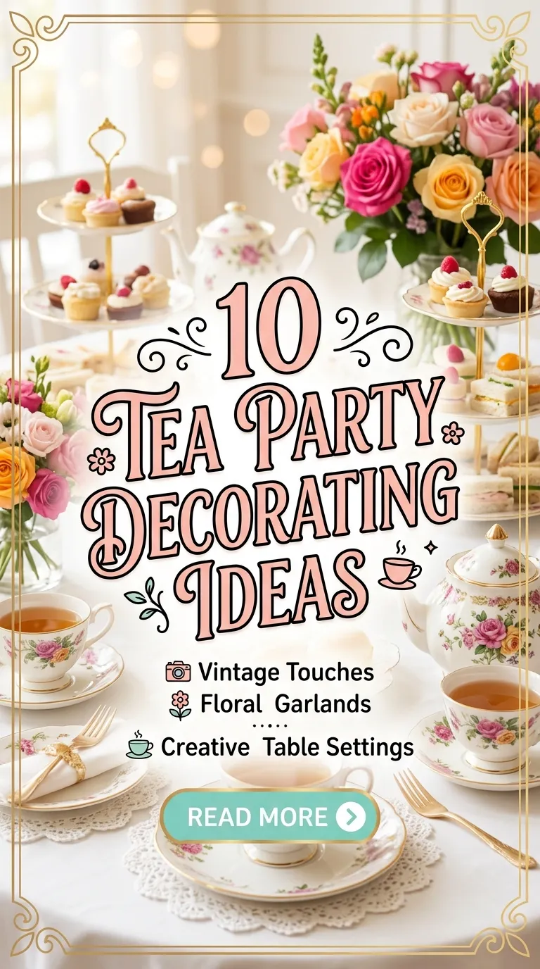 10 Tea Party Decorating Ideas