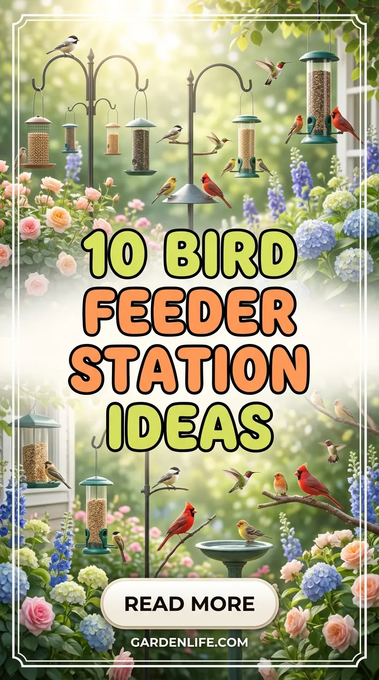 10 Bird Feeder Station Ideas 