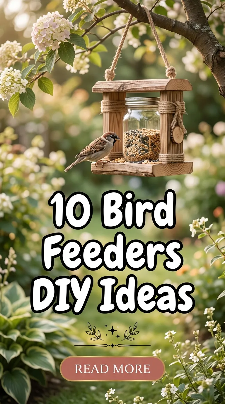 10 Bird Feeders DIY Ideas