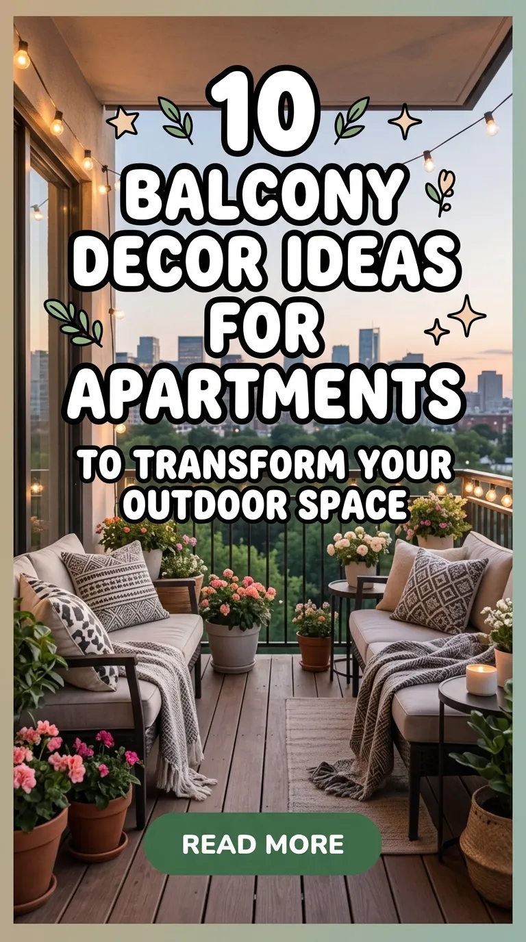 10 Balcony Decor Ideas For Apartments