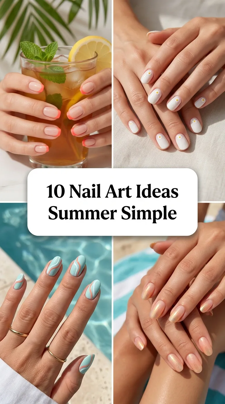 10 Nail Art Ideas Summer Simple