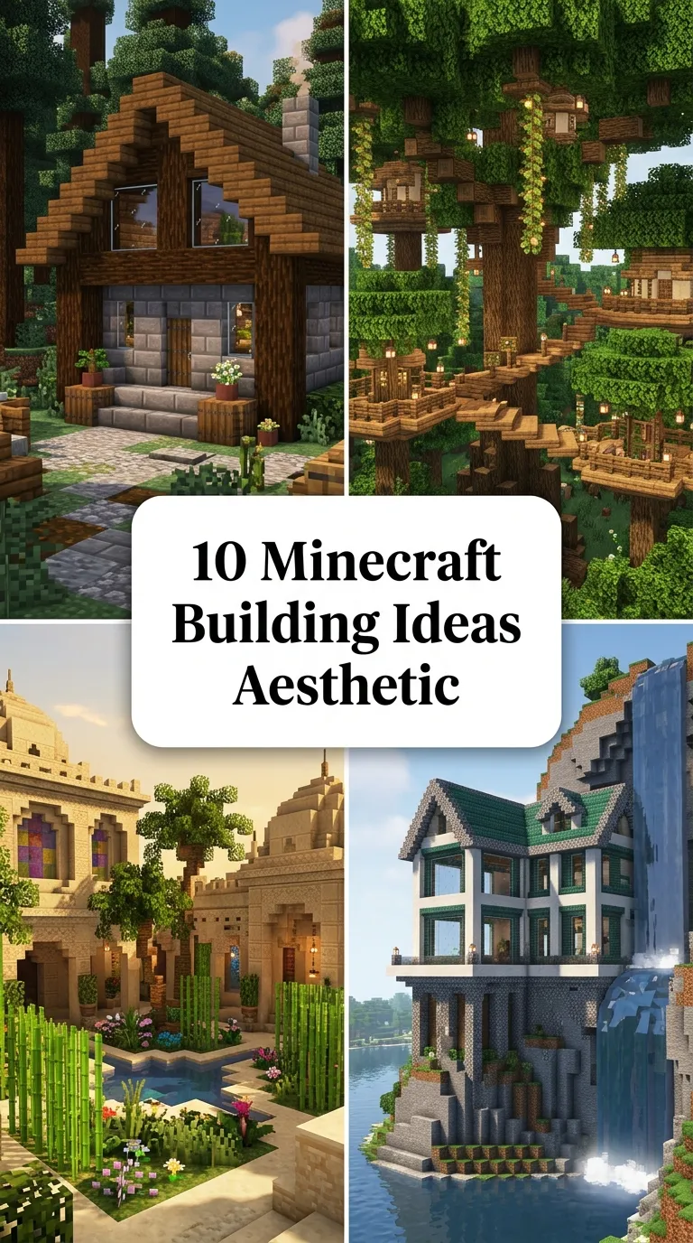 10 Minecraft Building Ideas Aesthetic