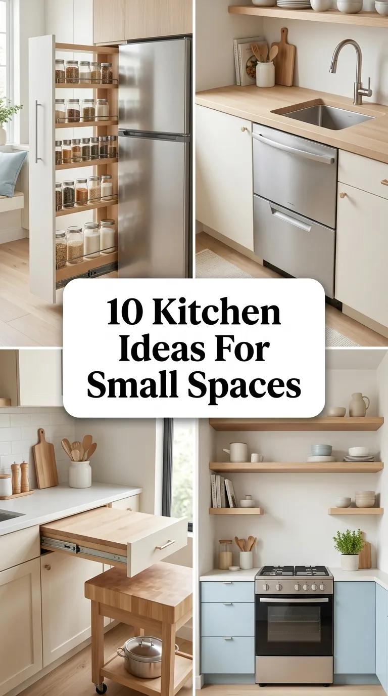 10 Kitchen Ideas For Small Spaces