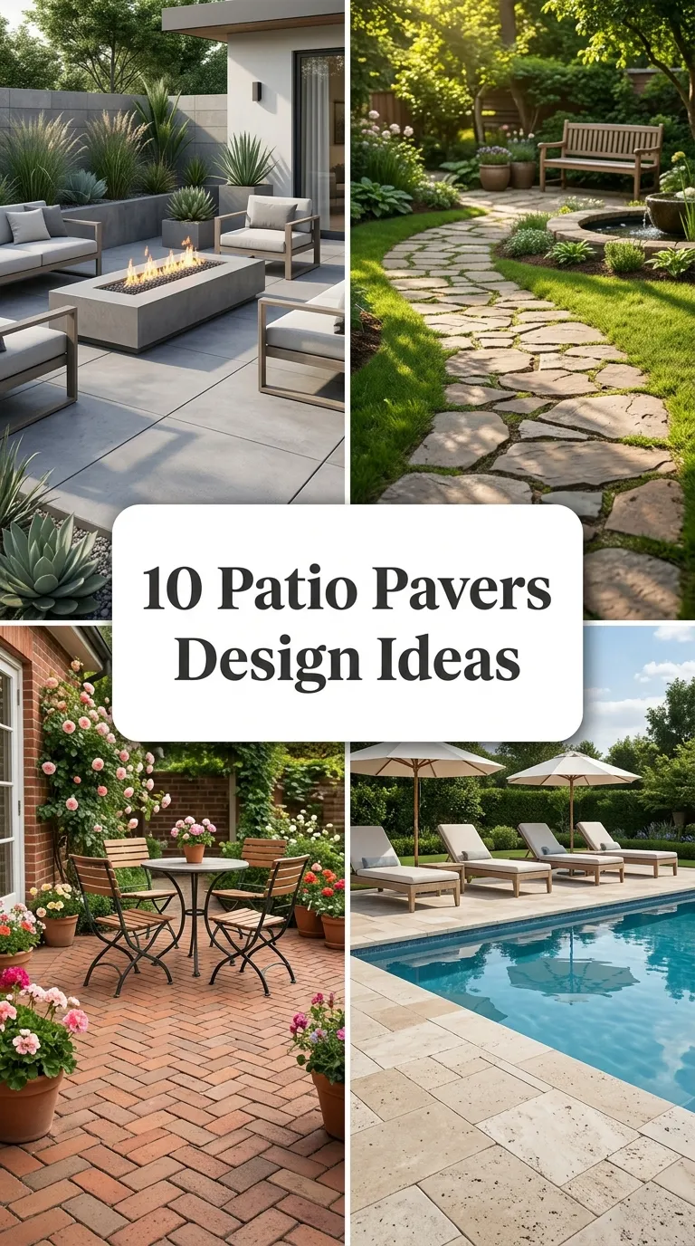 10 Patio Pavers Design Ideas