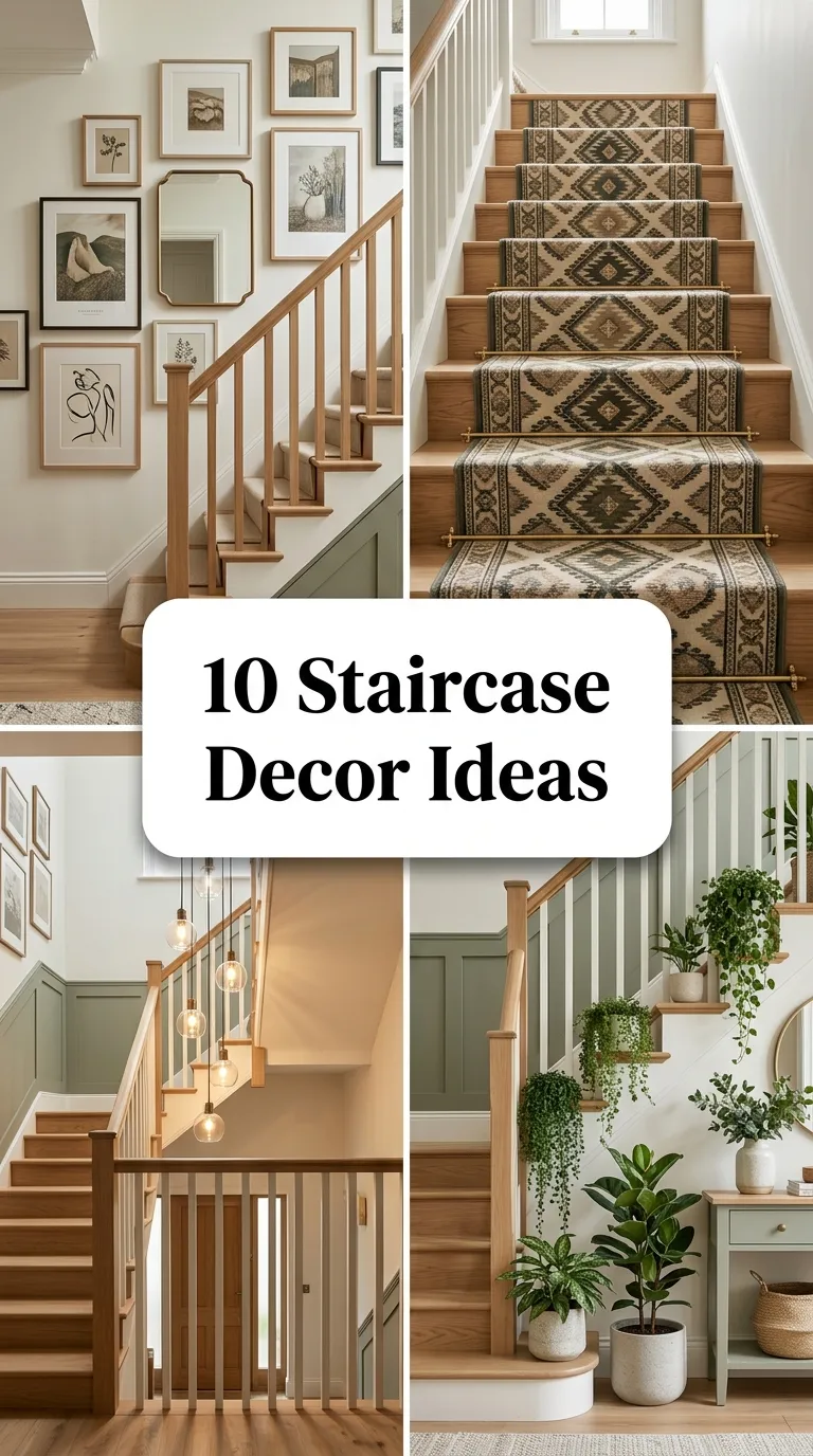10 Staircase Decor Ideas